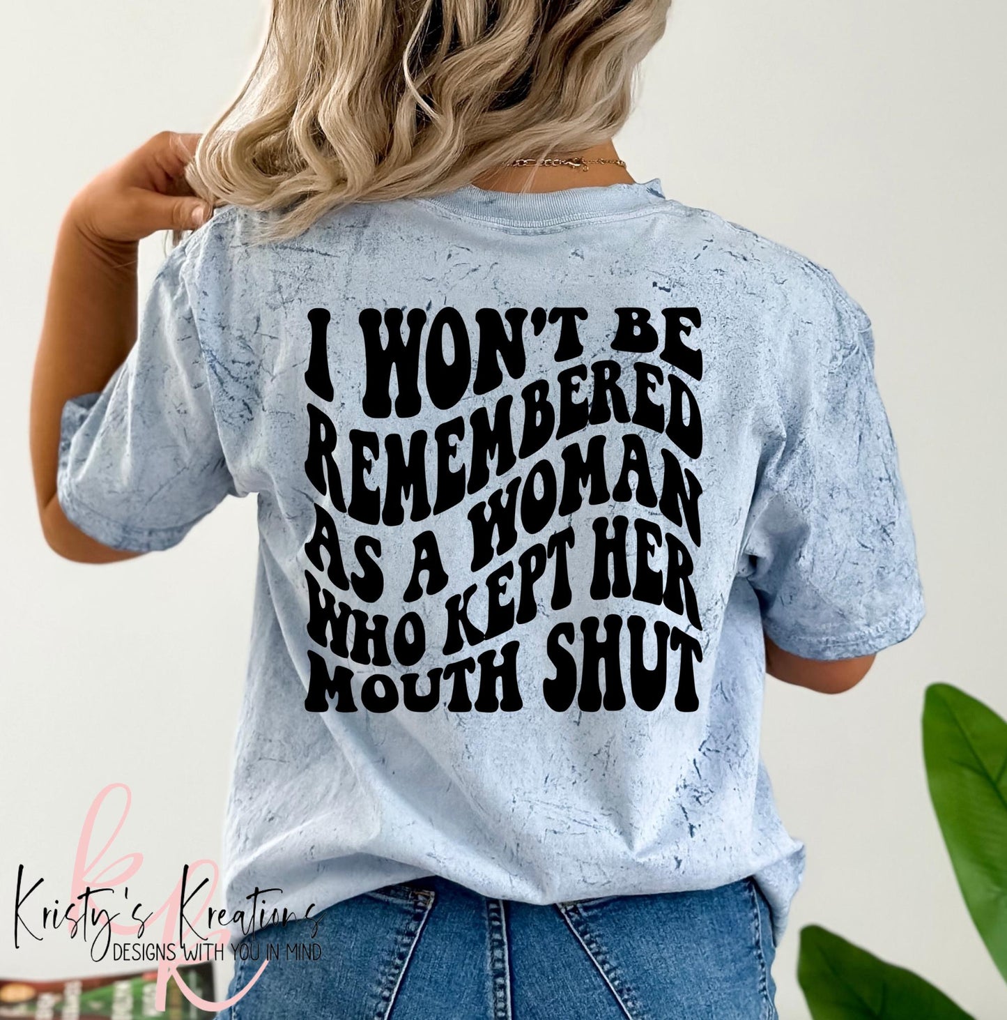 Womens Empowerment Shirt: Color Blast Comfort Colors T-Shirt