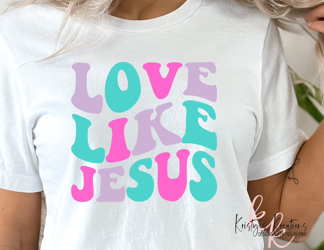 LOVE LIKE JESUS Short Sleeve Tee