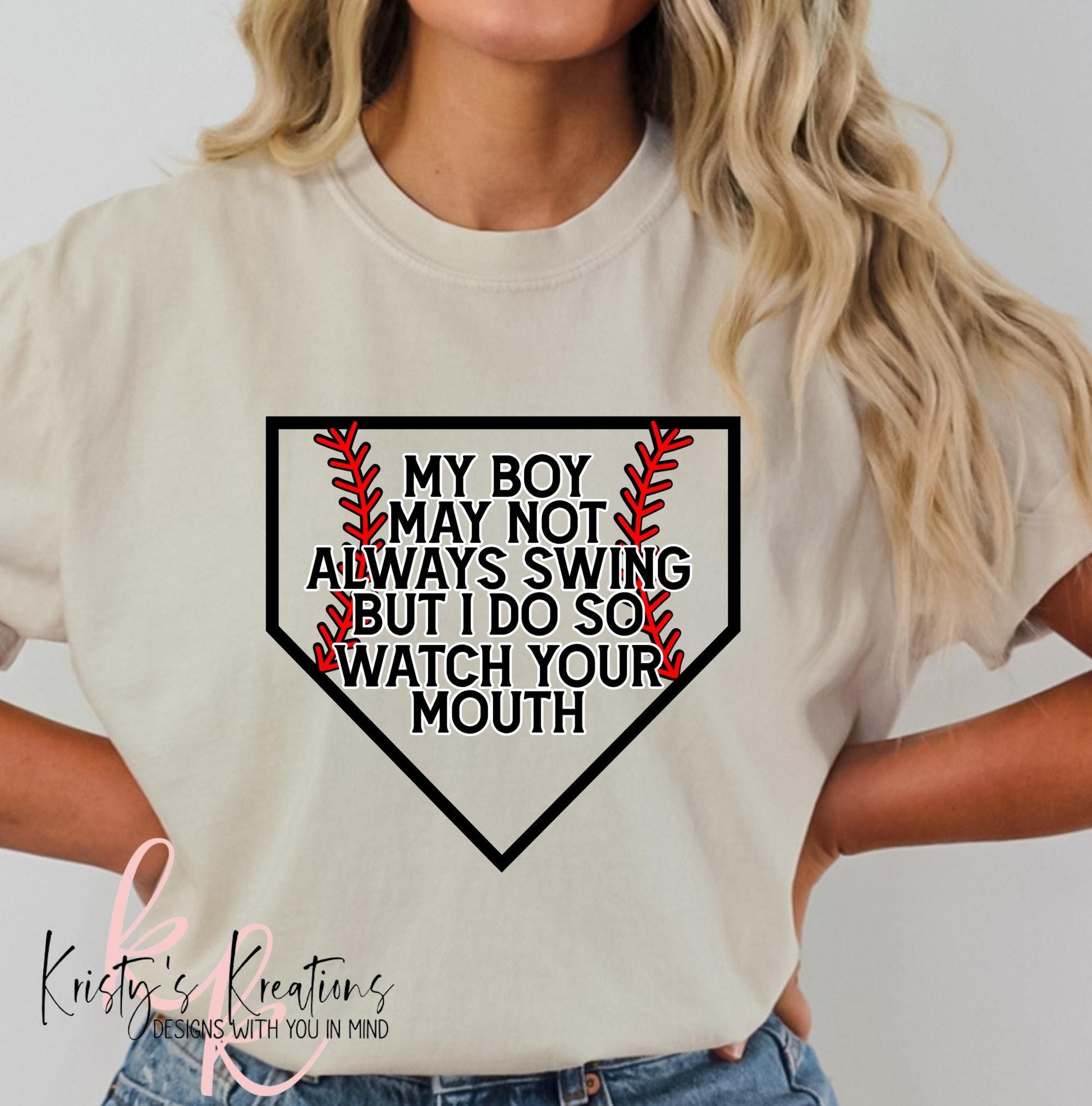 Baseball Mama Shirt: Funny Baseball Mom Graphic Tee