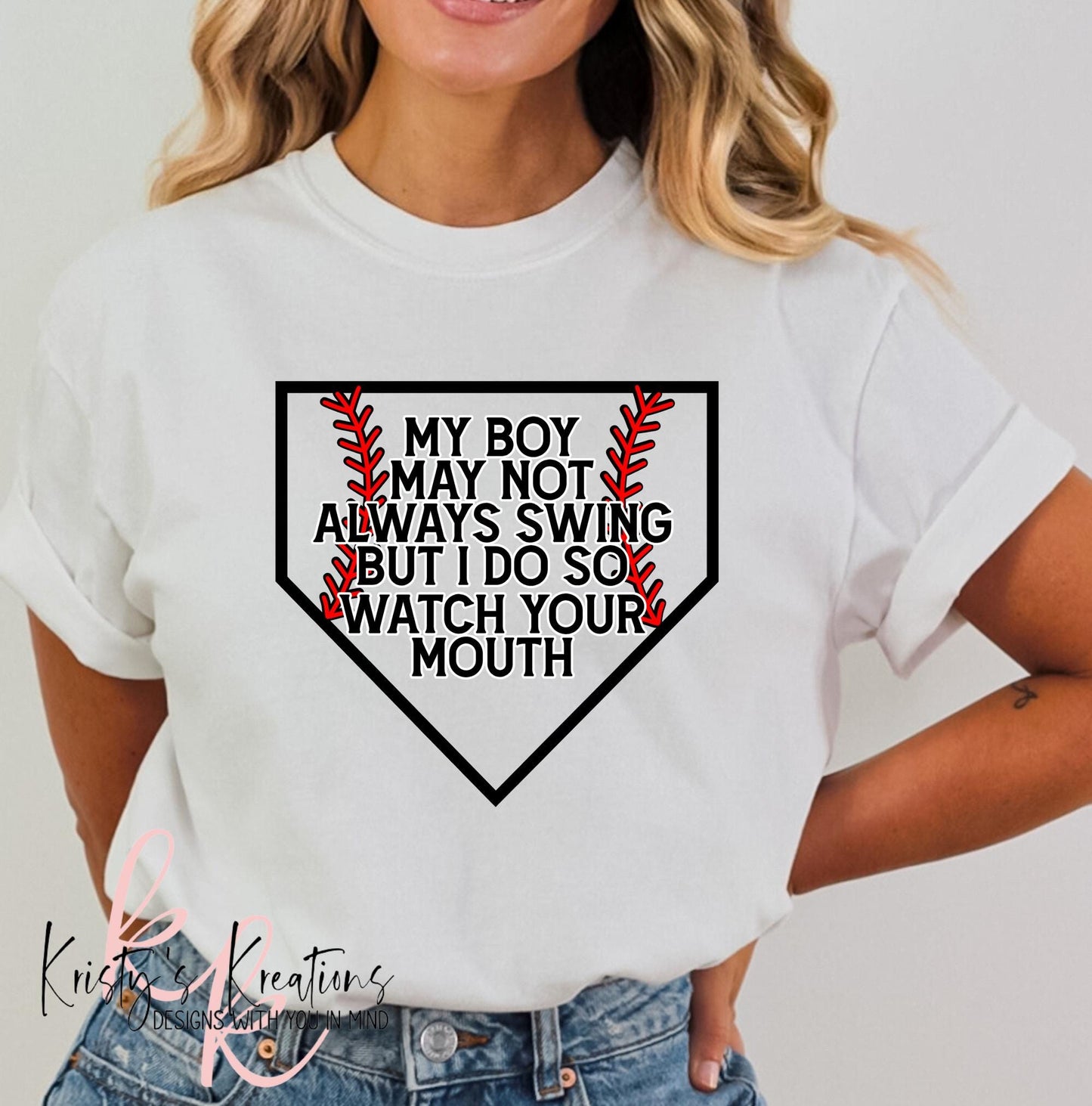 Baseball Mama Shirt: Funny Baseball Mom Graphic Tee