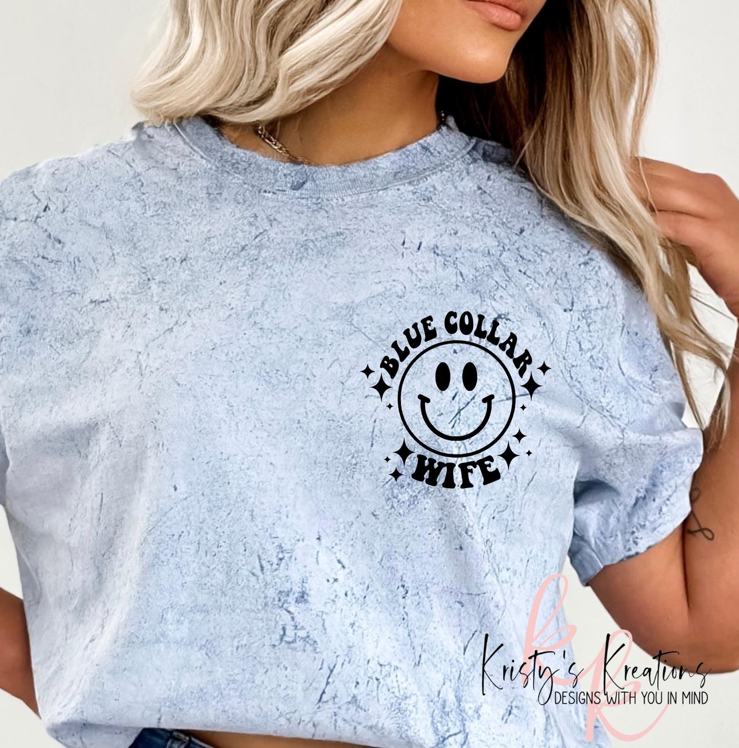 Spoiled Blue Collar Wife Comfort Colors T-Shirt