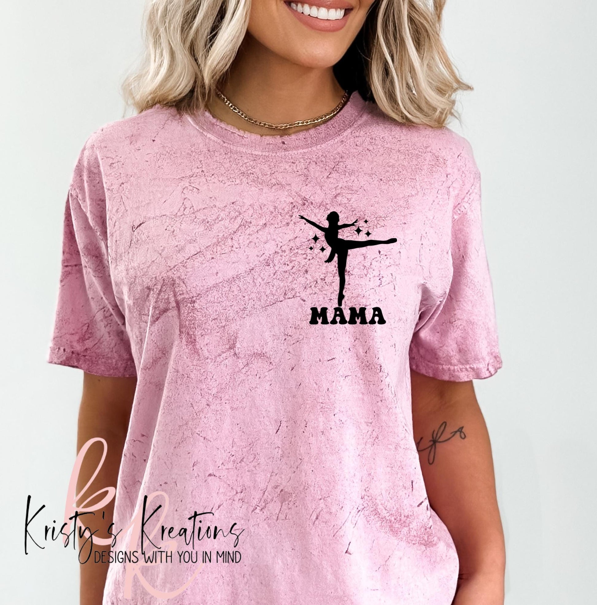 Comfort Colors Dance Mom T-Shirt: At The Dance Studio Color Blast Tee