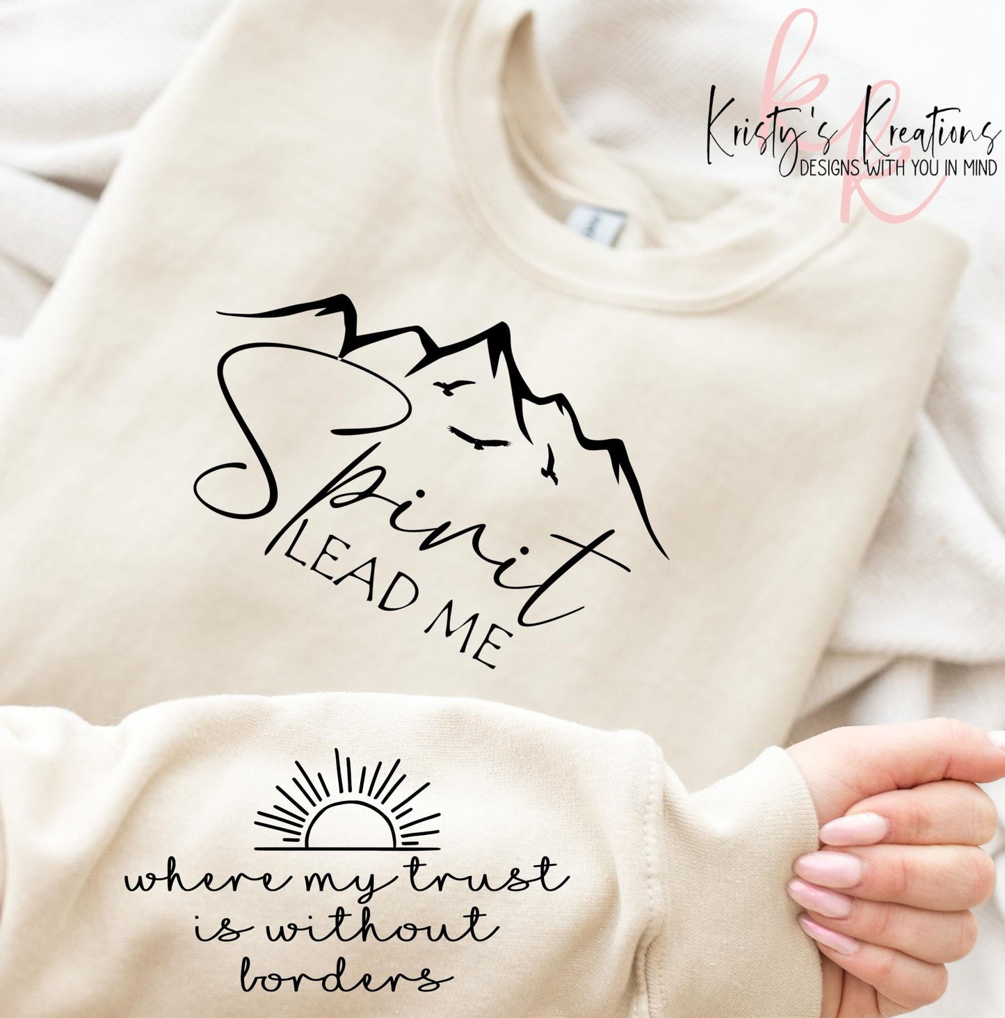 Spirit Lead Me Christian Sweatshirt - Unisex Crewneck