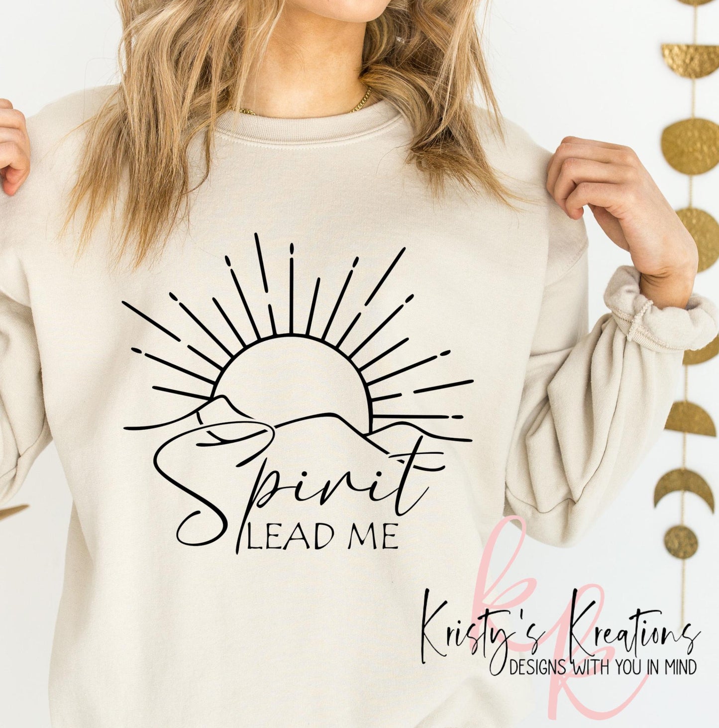 Spirit Lead Me Crewneck Sweatshirt - Christian Apparel