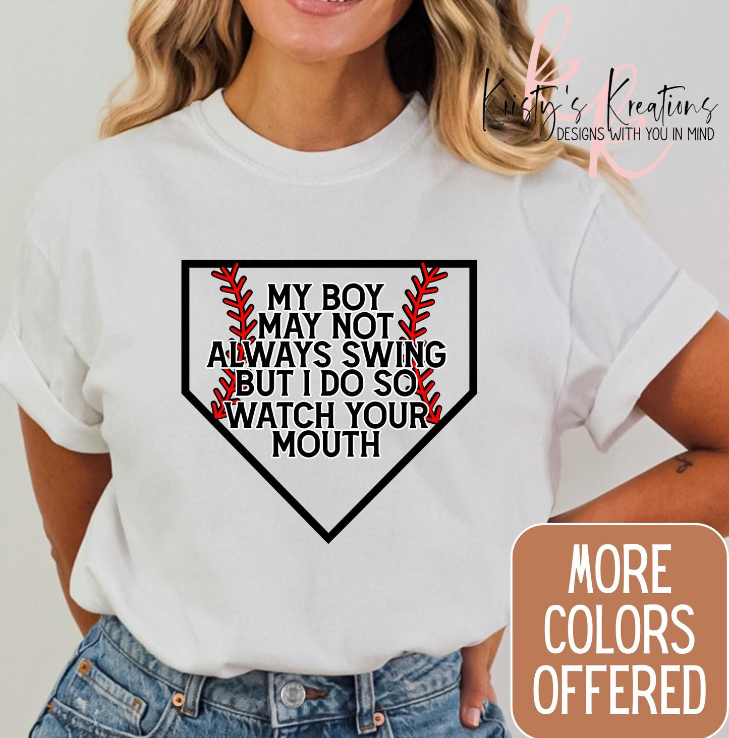 Baseball Mama Shirt: Funny Baseball Mom Graphic Tee