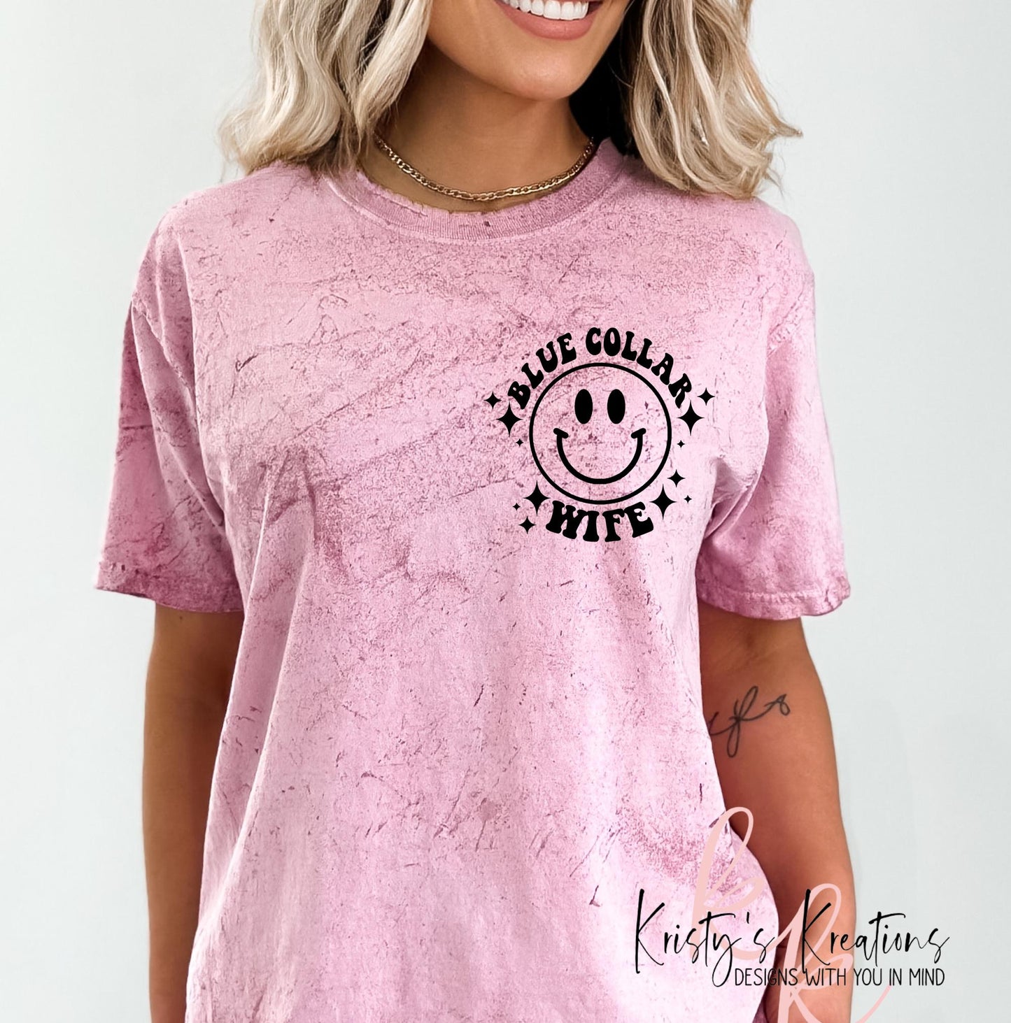 Spoiled Blue Collar Wife Comfort Colors T-Shirt