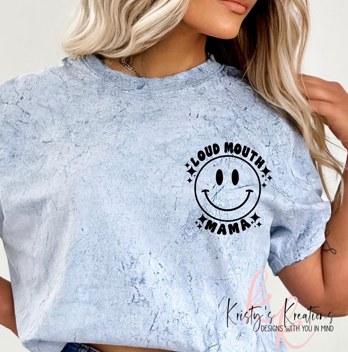 Somebody's Loud Mouth Mama Shirt - Comfort Colors Color Blast Tee
