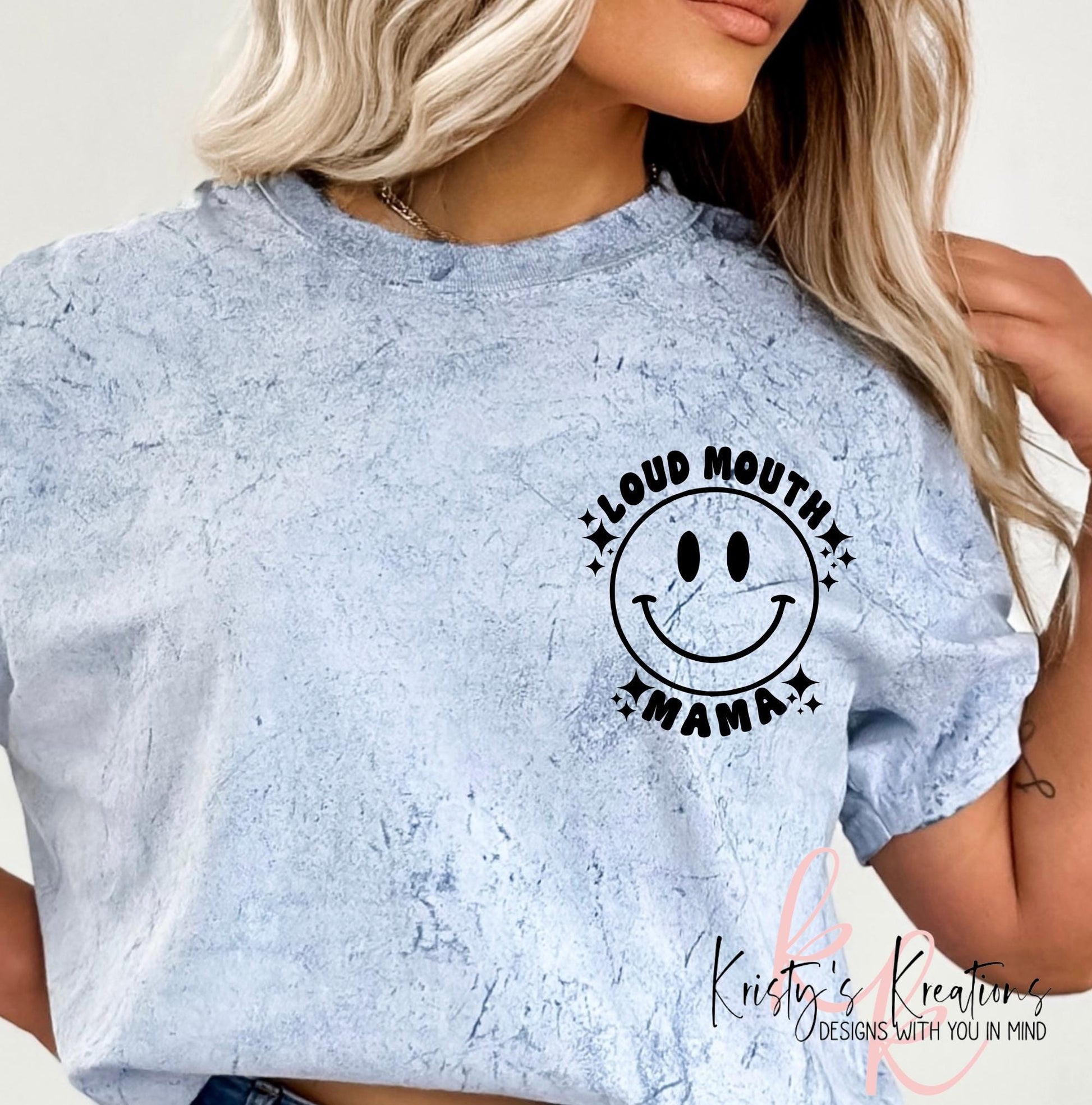 Somebody's Loud Mouth Mama Shirt - Comfort Colors Color Blast Tee
