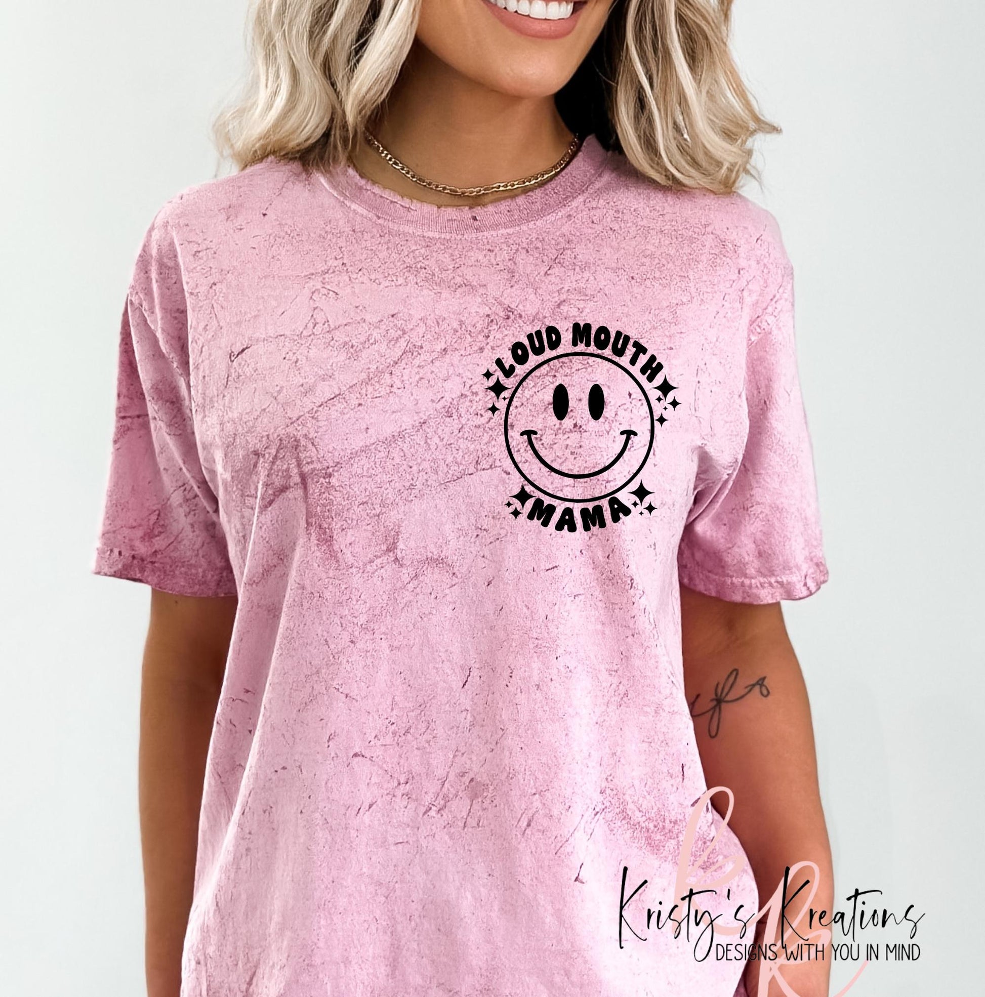 Somebody's Loud Mouth Mama Shirt - Comfort Colors Color Blast Tee