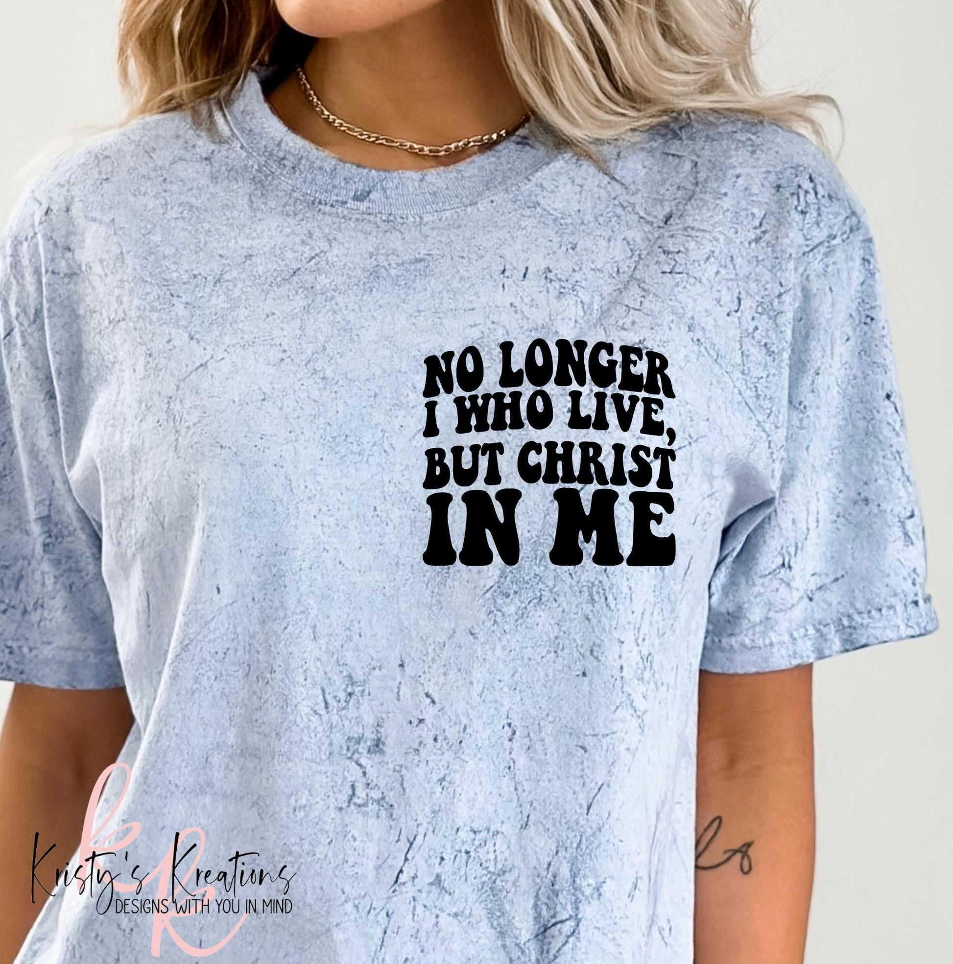 Color Blast Christian T-Shirt: The Enemy Thought He Had Me