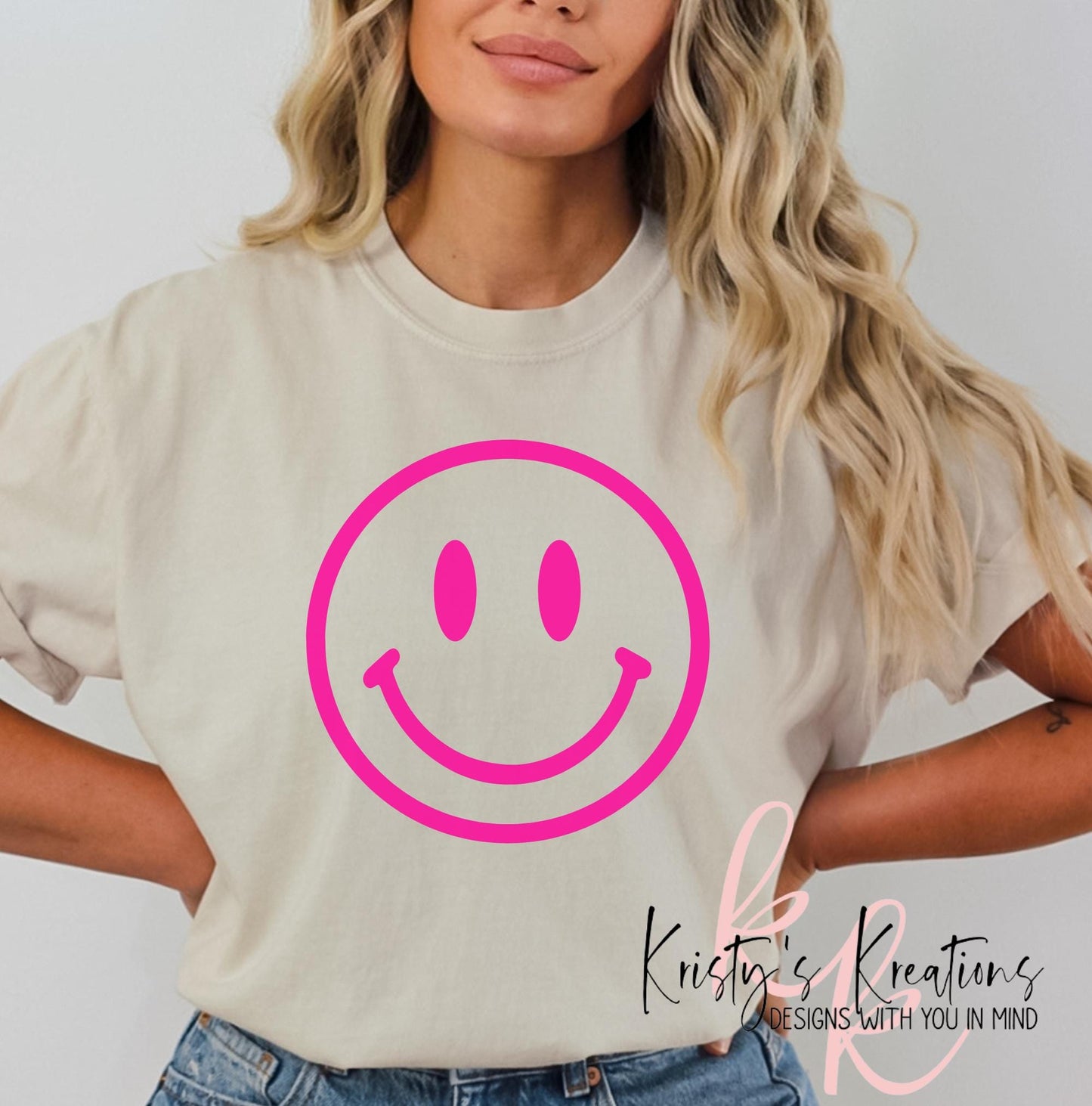 Smile Comfort Color T-Shirt - Summer Shirt - Happy Shirt