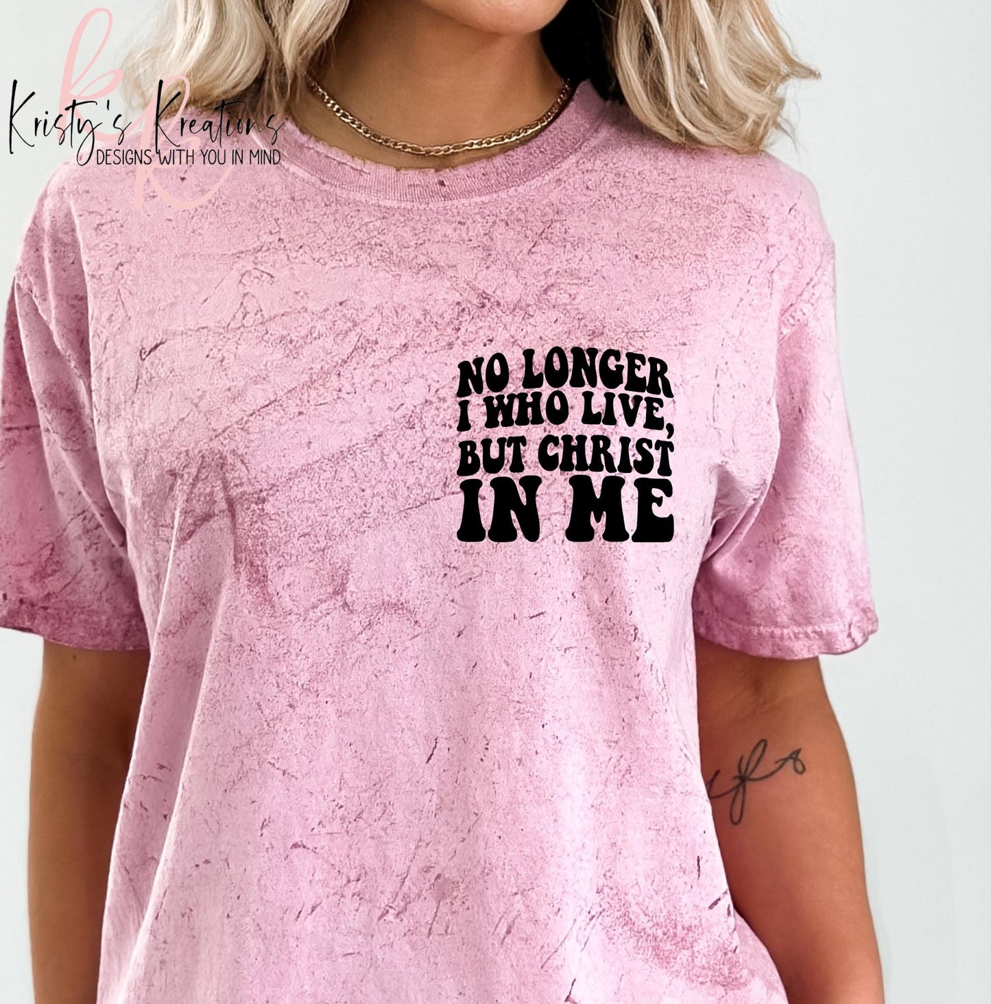 Color Blast Christian T-Shirt: The Enemy Thought He Had Me