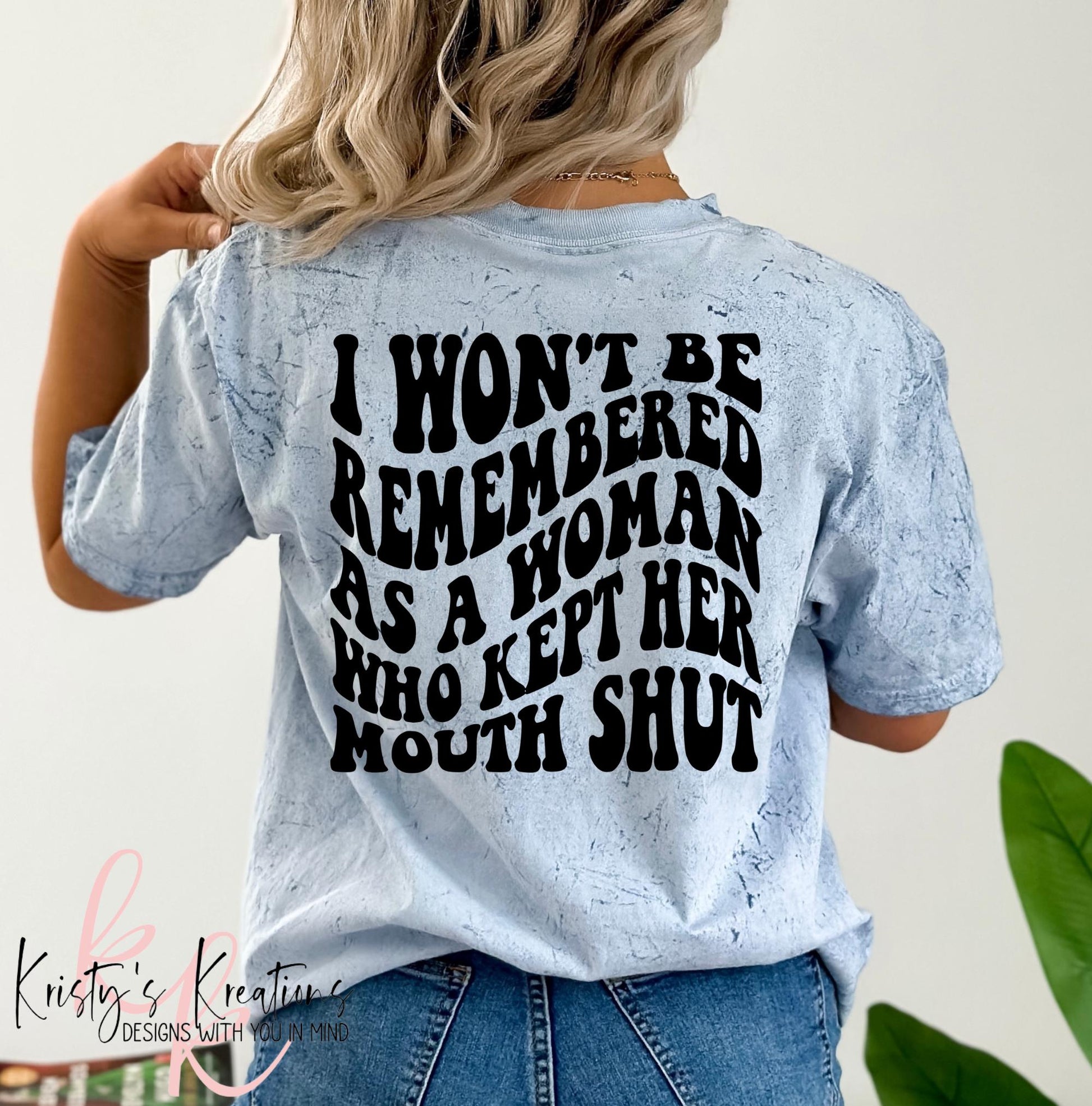 Womens Empowerment Shirt: Color Blast Comfort Colors T-Shirt