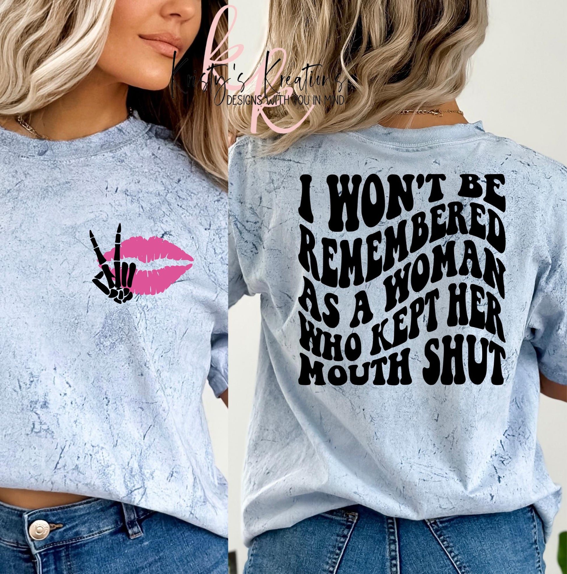 Womens Empowerment Shirt: Color Blast Comfort Colors T-Shirt