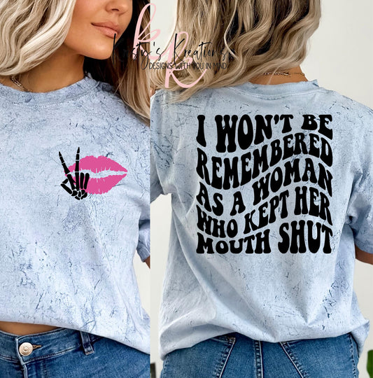 Womens Empowerment Shirt: Color Blast Comfort Colors T-Shirt