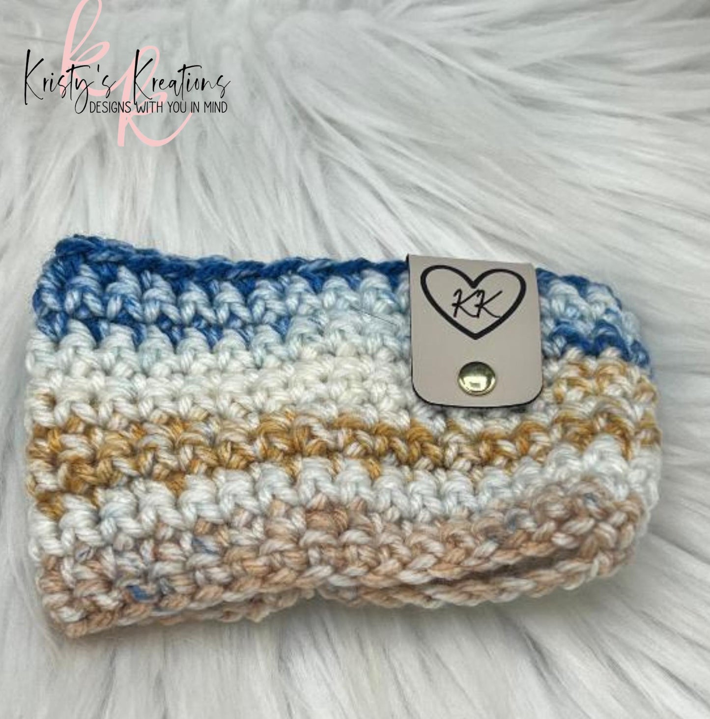 COASTAL COMFORT Crochet Coffee Sleeve - Crochet Cup Cozy