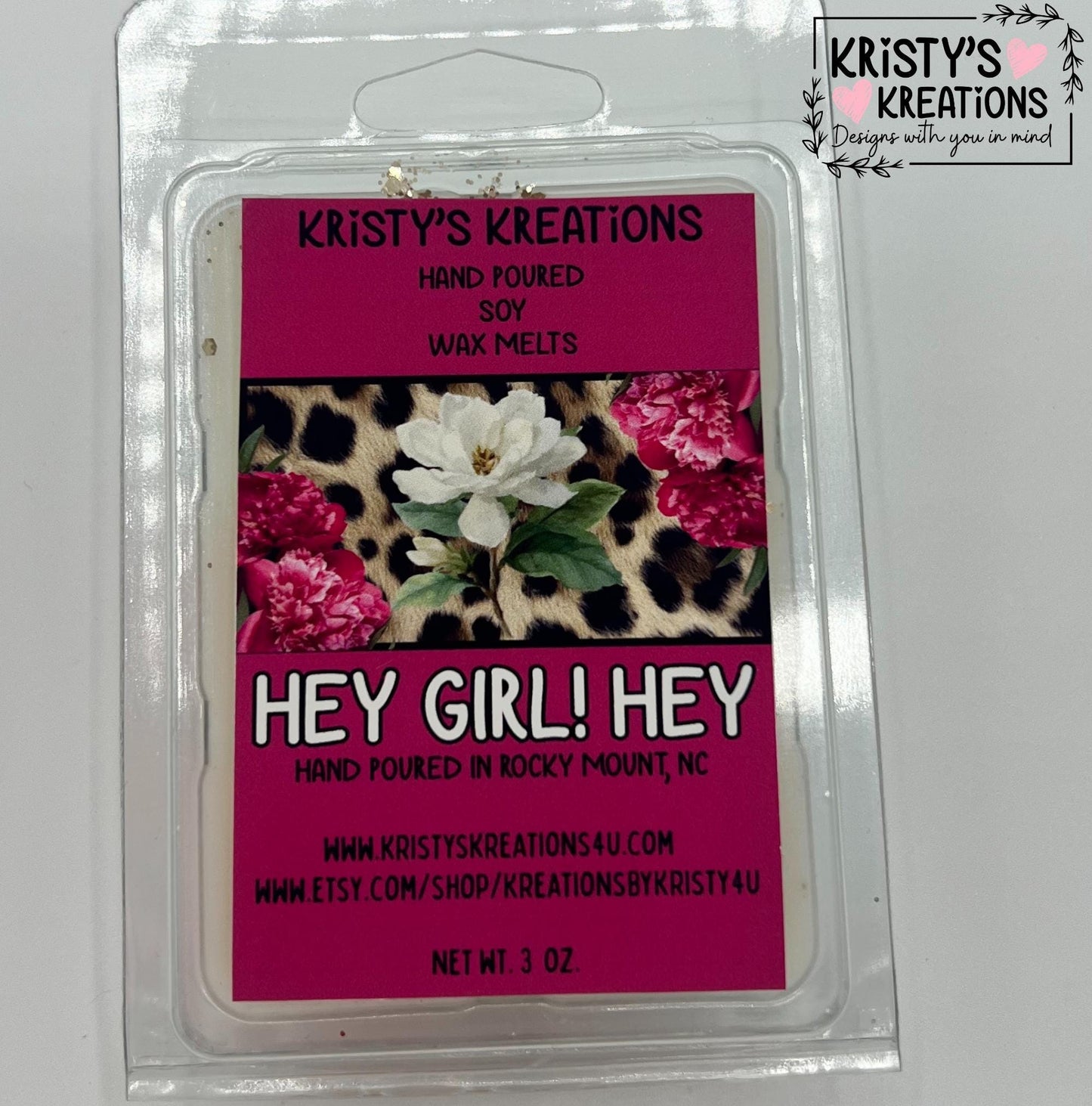 February Scent of the Month - Hey Girl! Hey! Hand Poured Wax Melt