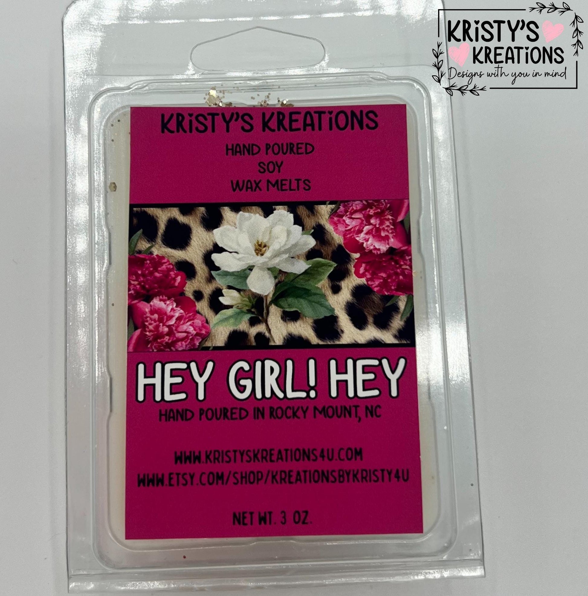 February Scent of the Month - Hey Girl! Hey! Hand Poured Wax Melt
