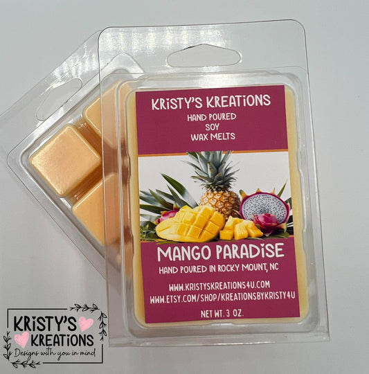 Mango Paradise Hand Poured Soy Wax Melt