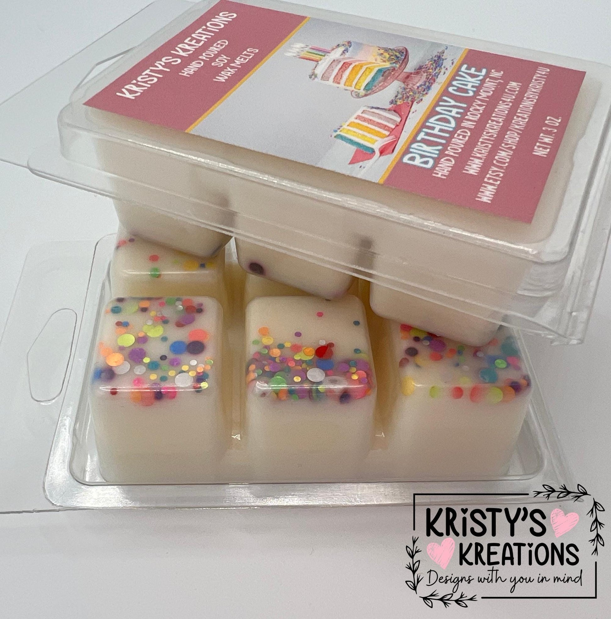 Birthday Cake Hand Poured Soy Wax Melt