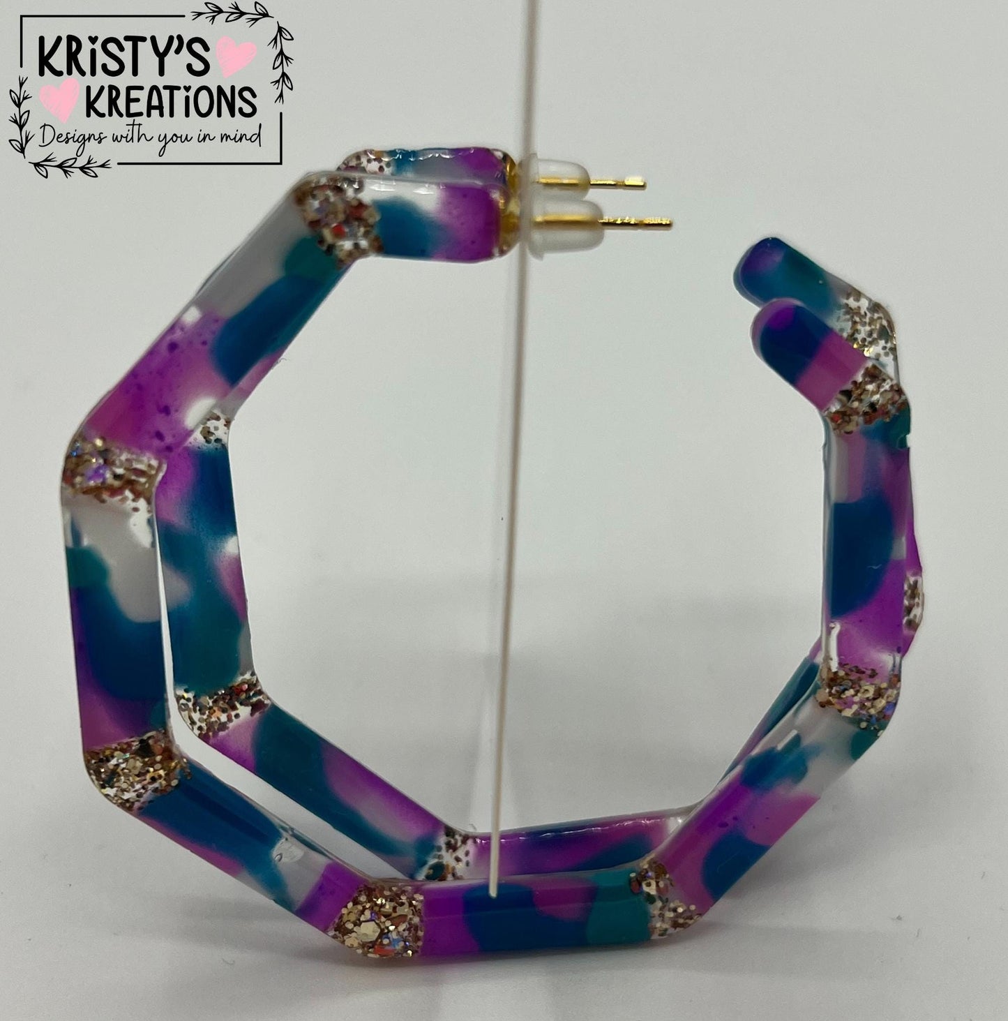 Ocean Breeze Mia Hoops - Large Hoop Earrings