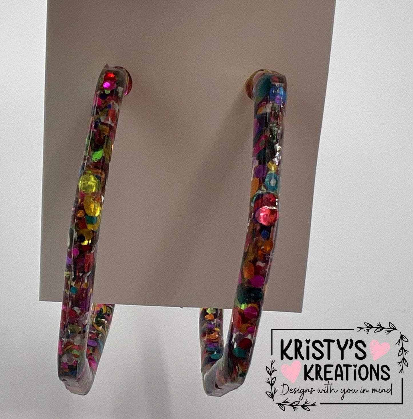 SHENANIGANS Mia Hoops -Colorful Hoop Earrings