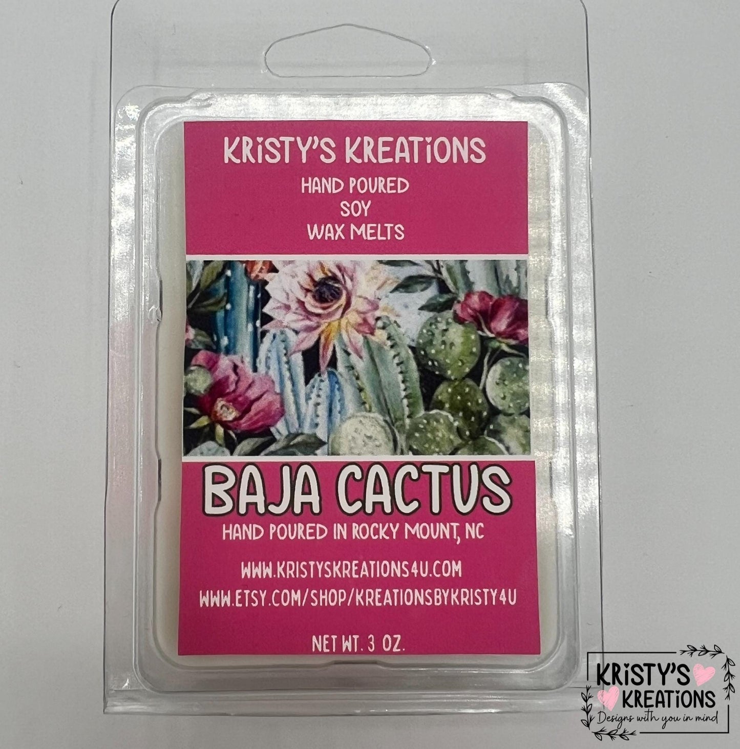 Baja Cactus Hand Poured Soy Wax Melt