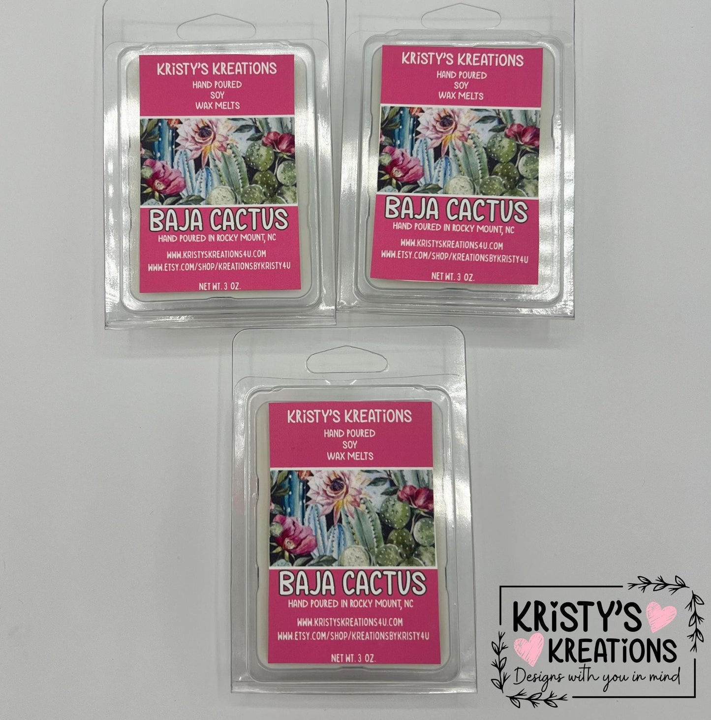 Baja Cactus Hand Poured Soy Wax Melt
