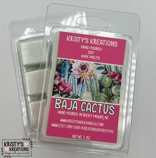 Baja Cactus Hand Poured Soy Wax Melt