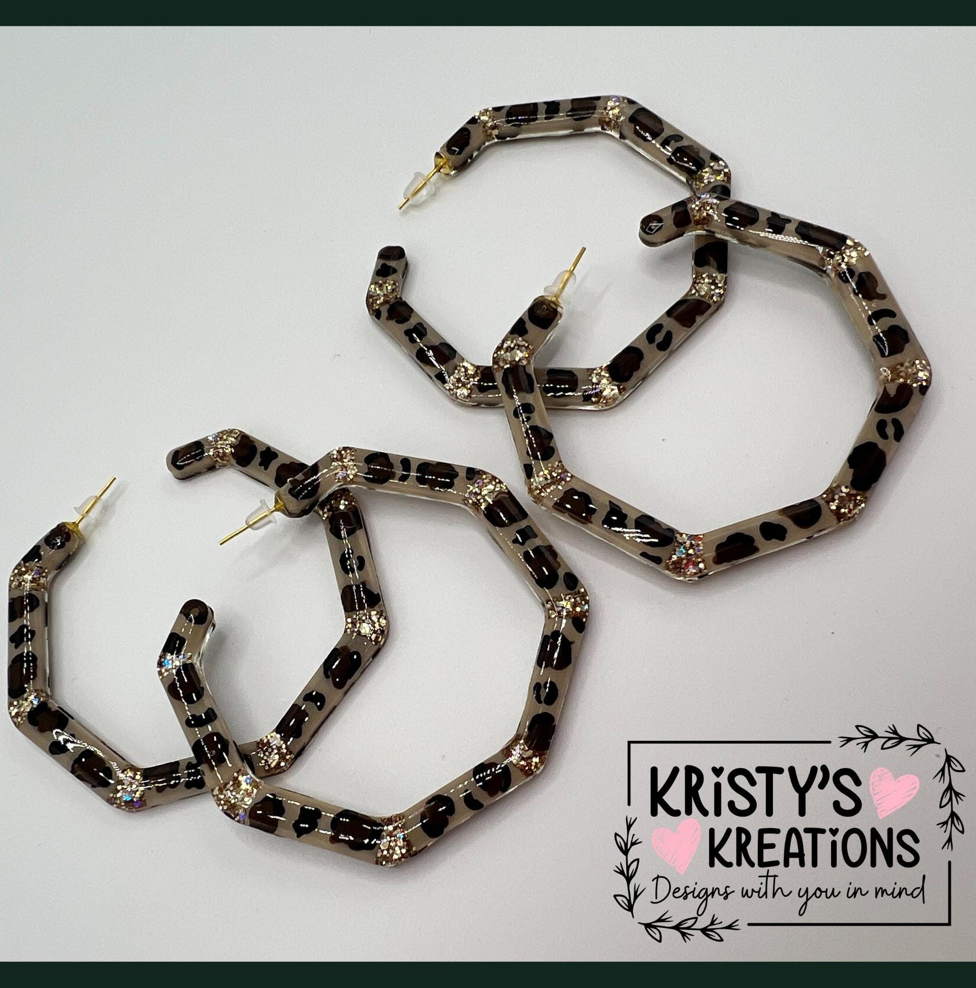 Wild Thang Mia Hoops - Large Hoop Earrings