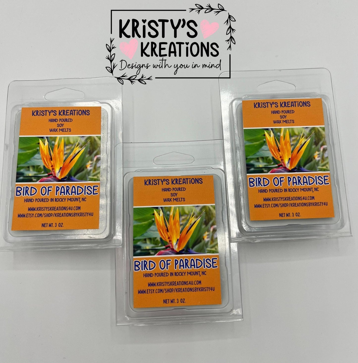 Bird of Paradise Hand Poured Soy Wax Melt