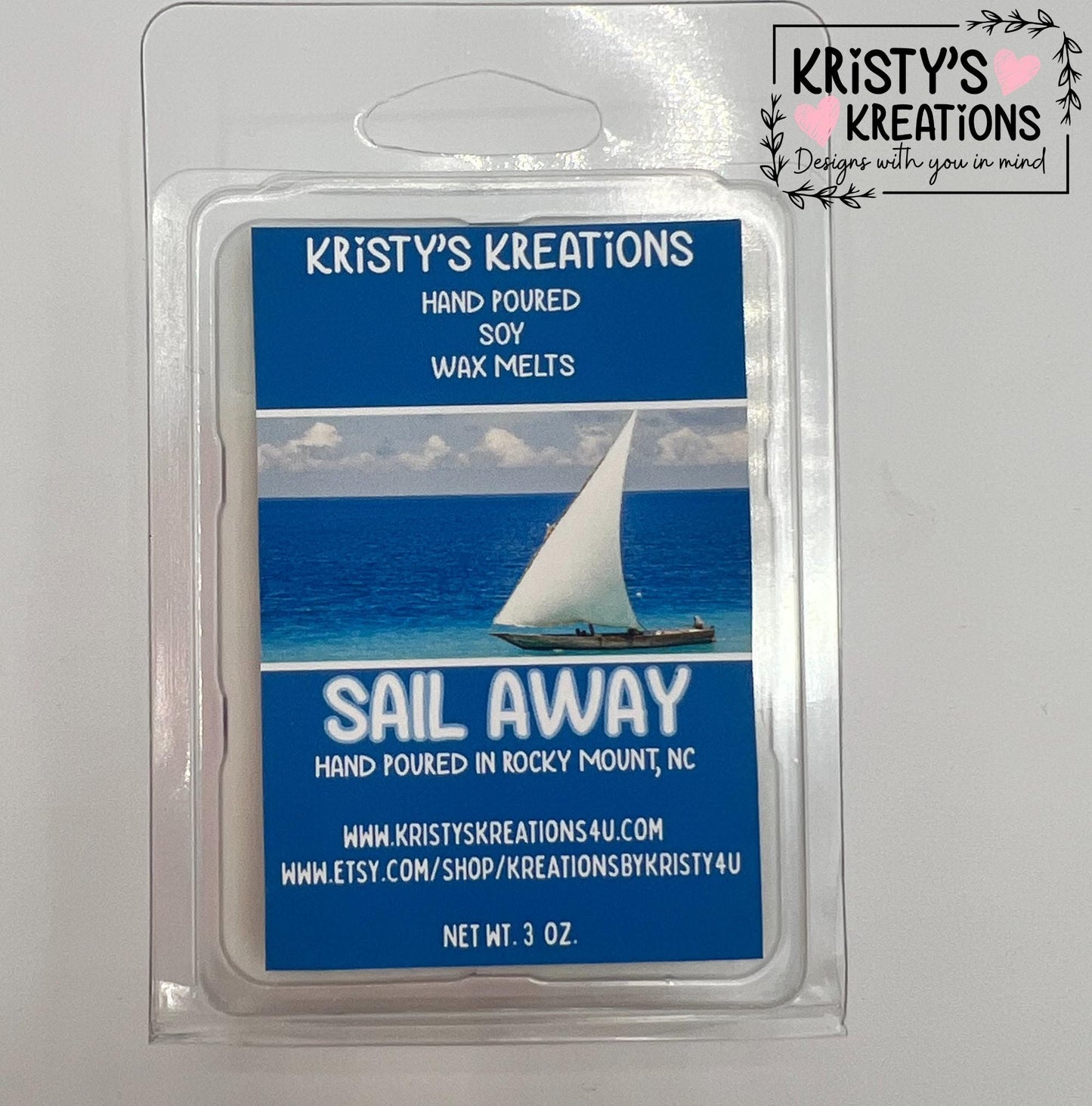 Sail Away Hand Poured Soy Wax Melt