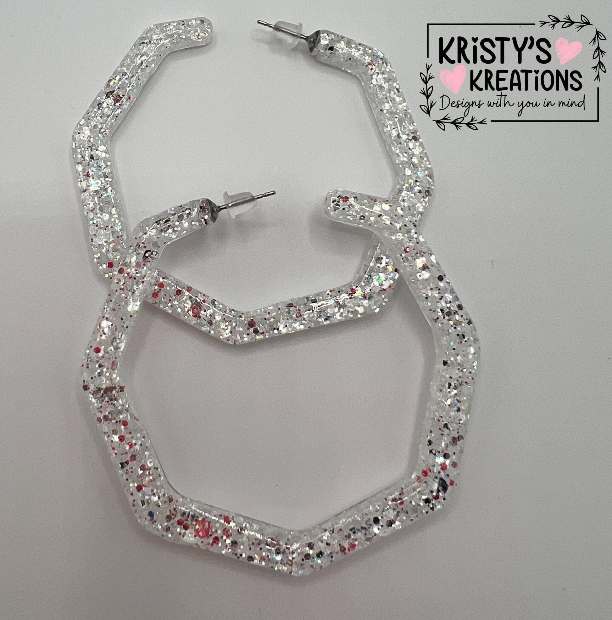 Diamonds Mia Hoops - Large Hoop Earrings