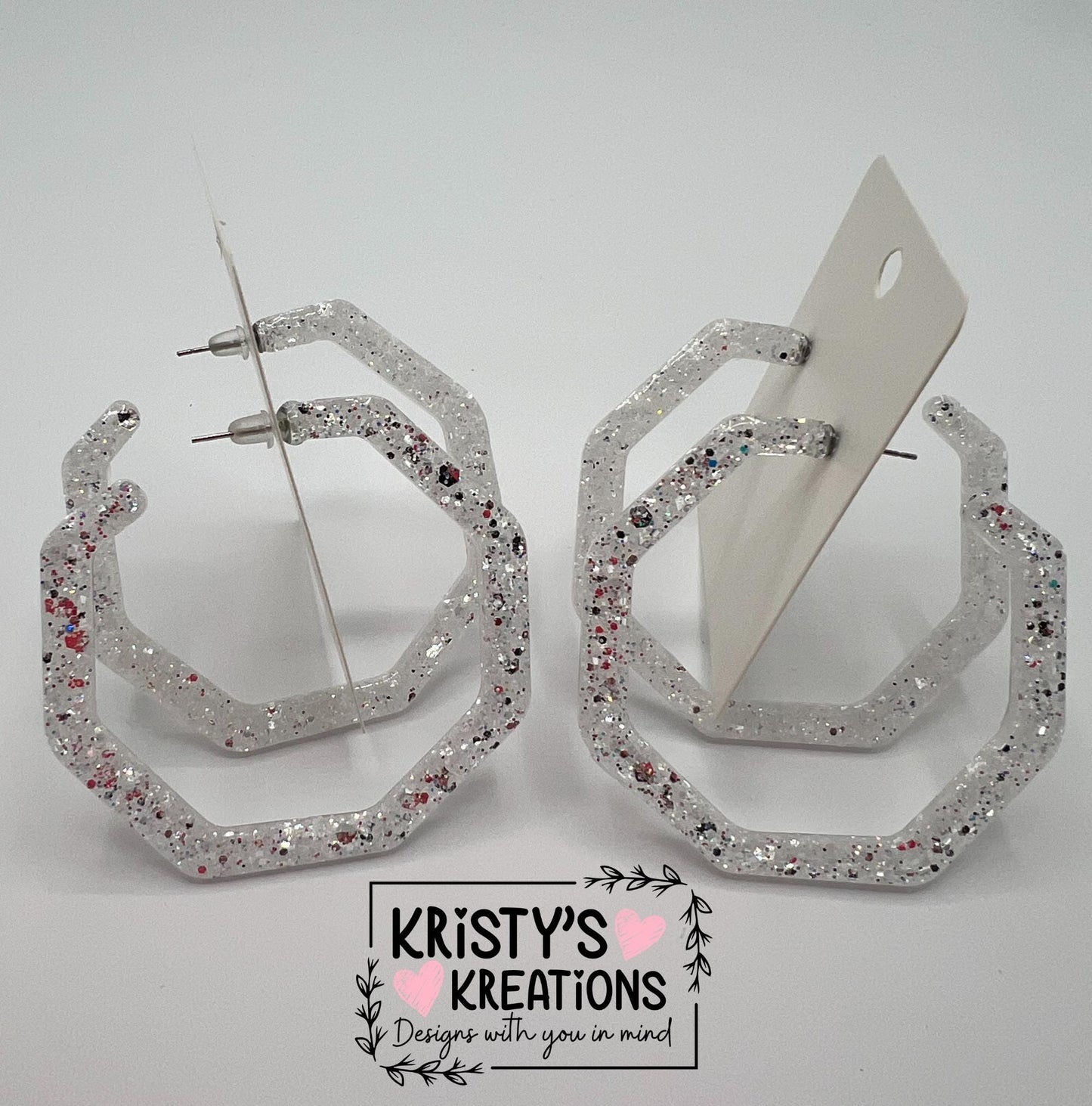 Diamonds Mia Hoops - Large Hoop Earrings