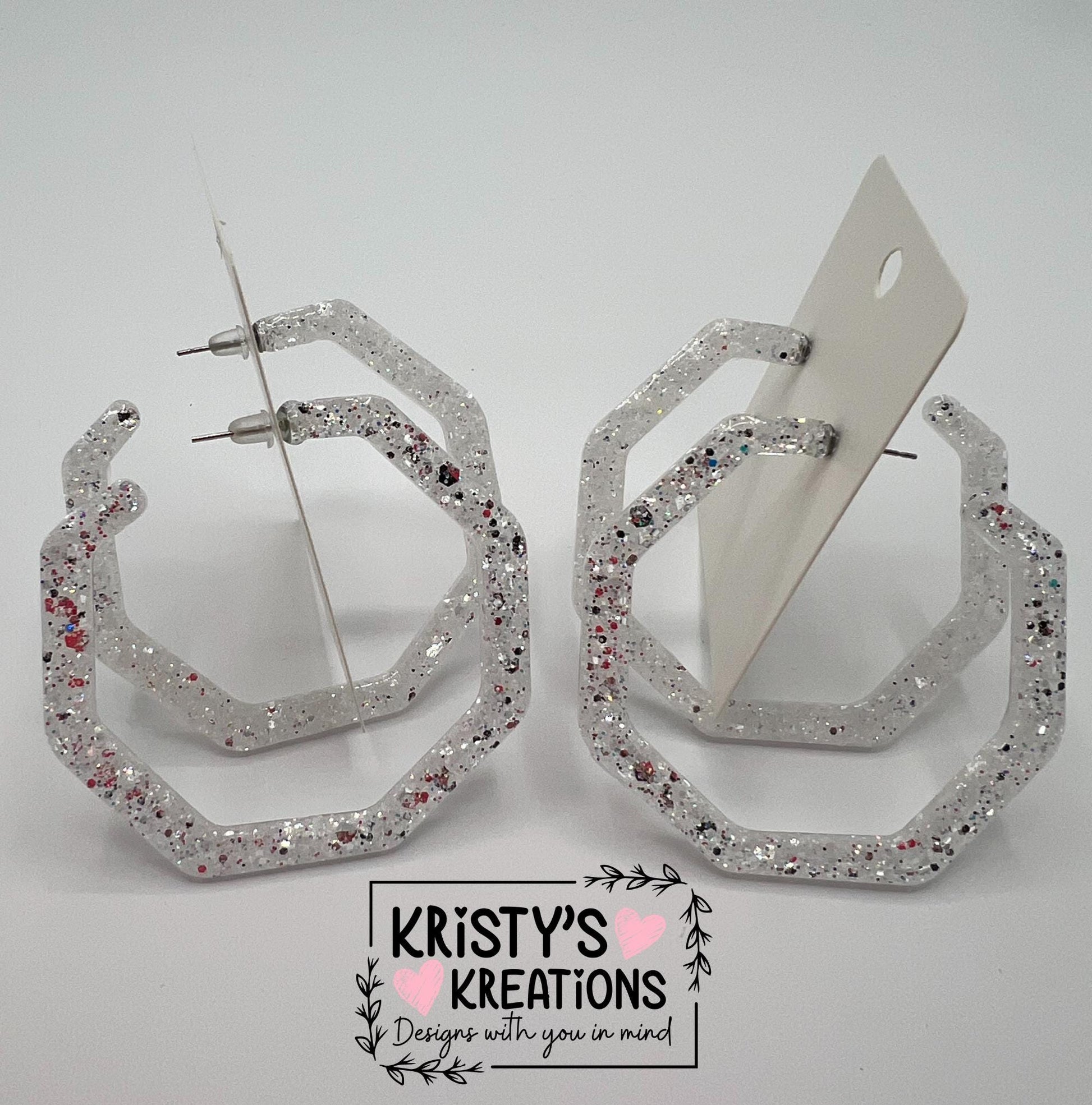 Diamonds Mia Hoops - Large Hoop Earrings