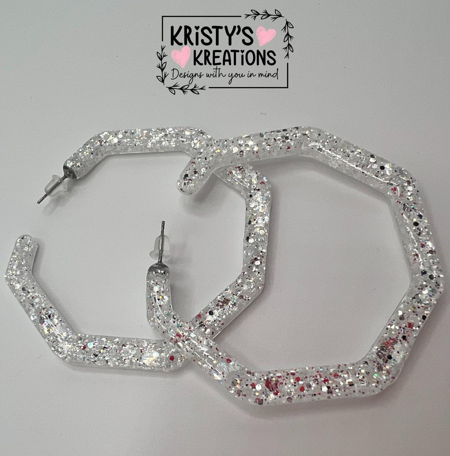 Diamonds Mia Hoops - Large Hoop Earrings