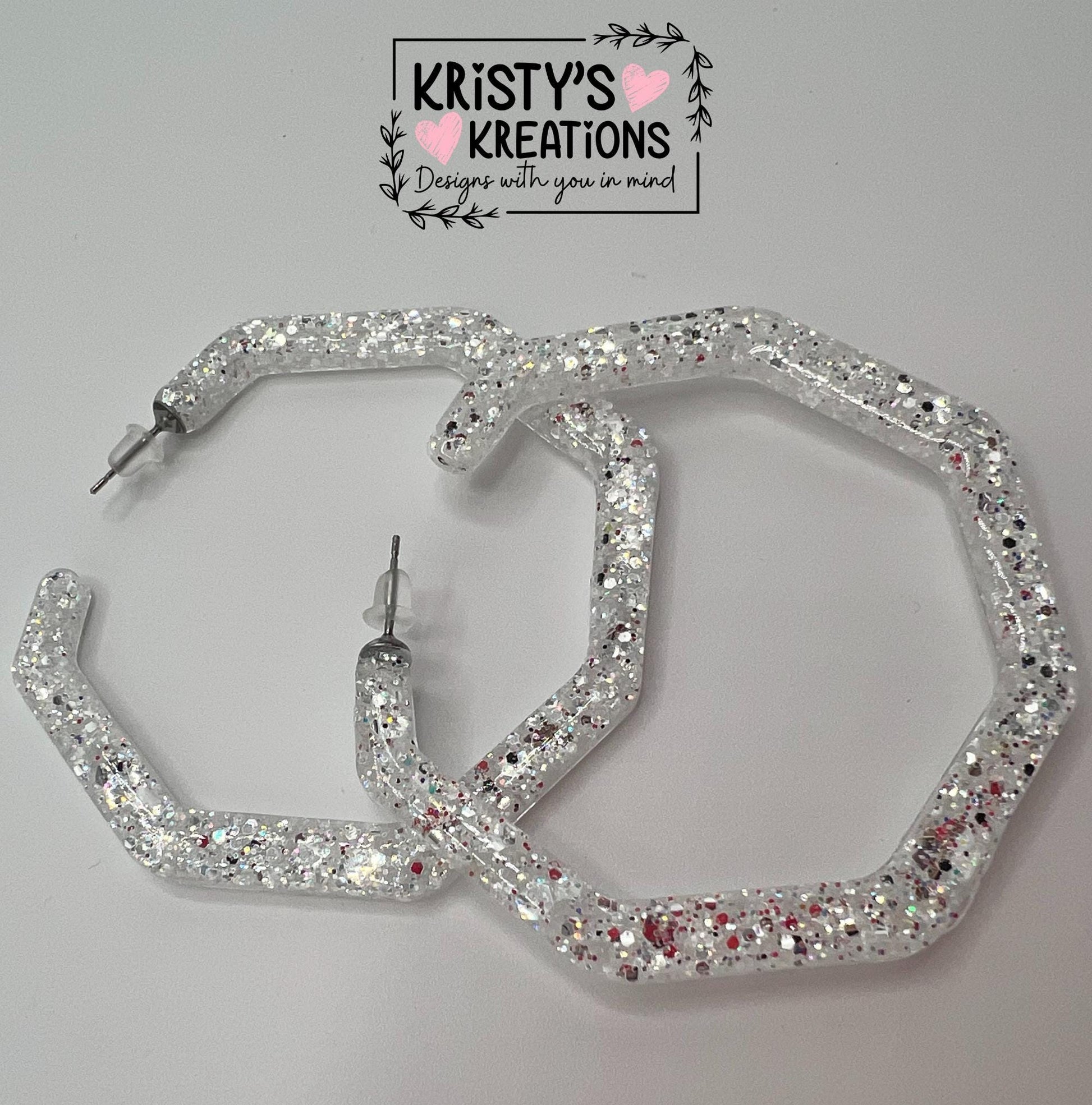 Diamonds Mia Hoops - Large Hoop Earrings