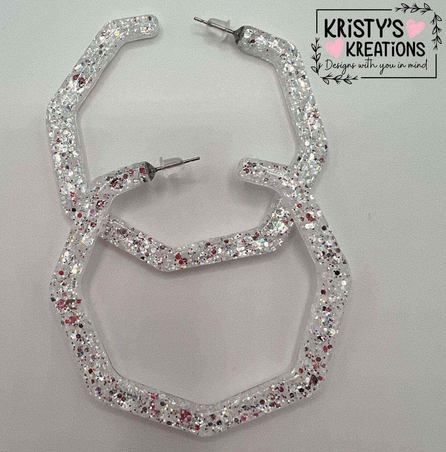 Diamonds Mia Hoops - Large Hoop Earrings