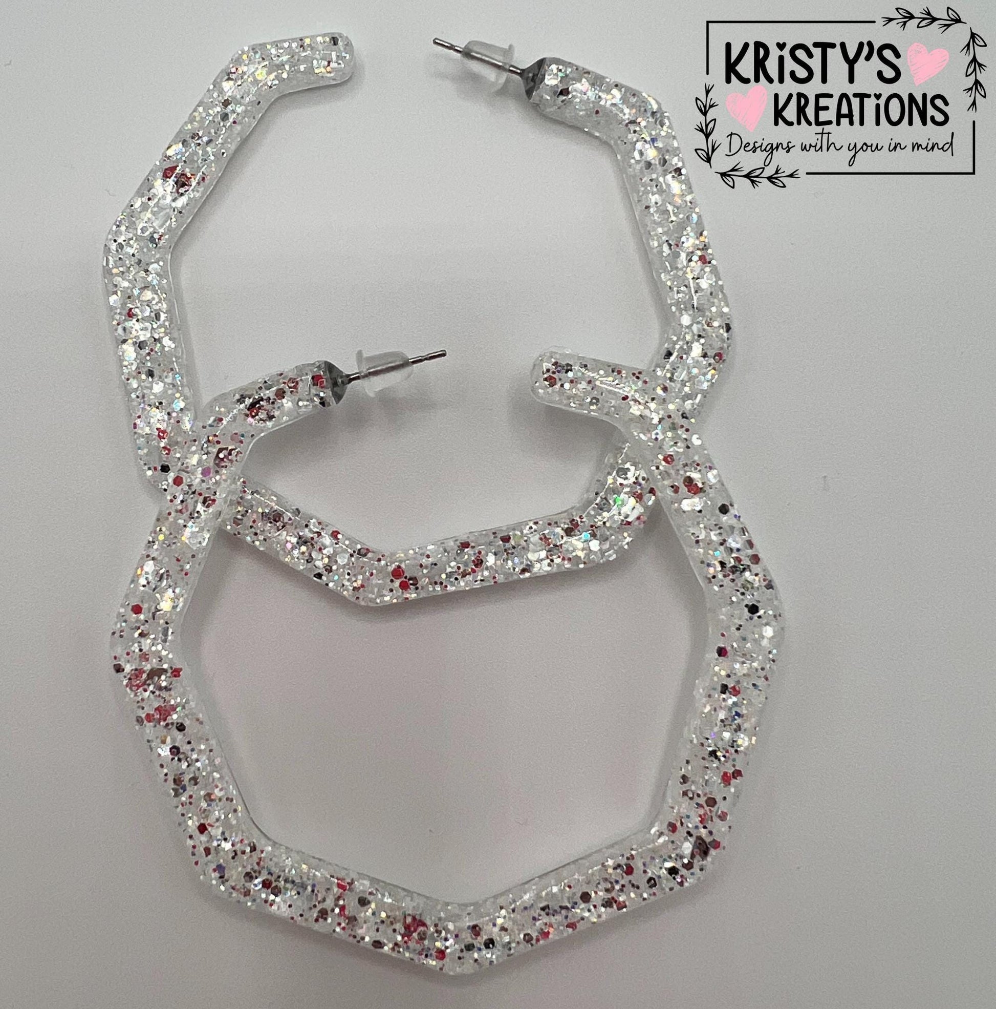 Diamonds Mia Hoops - Large Hoop Earrings