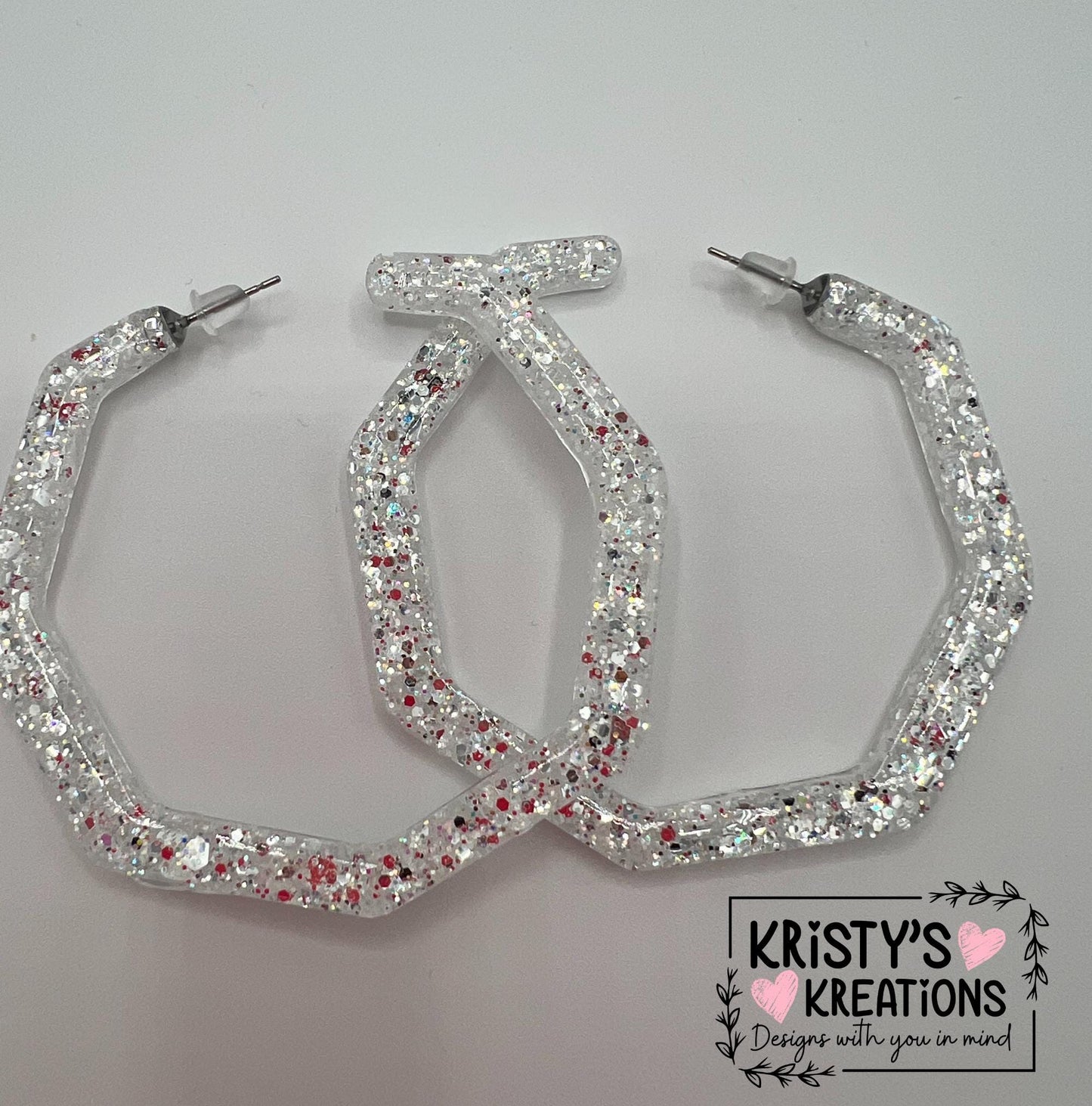 Diamonds Mia Hoops - Large Hoop Earrings