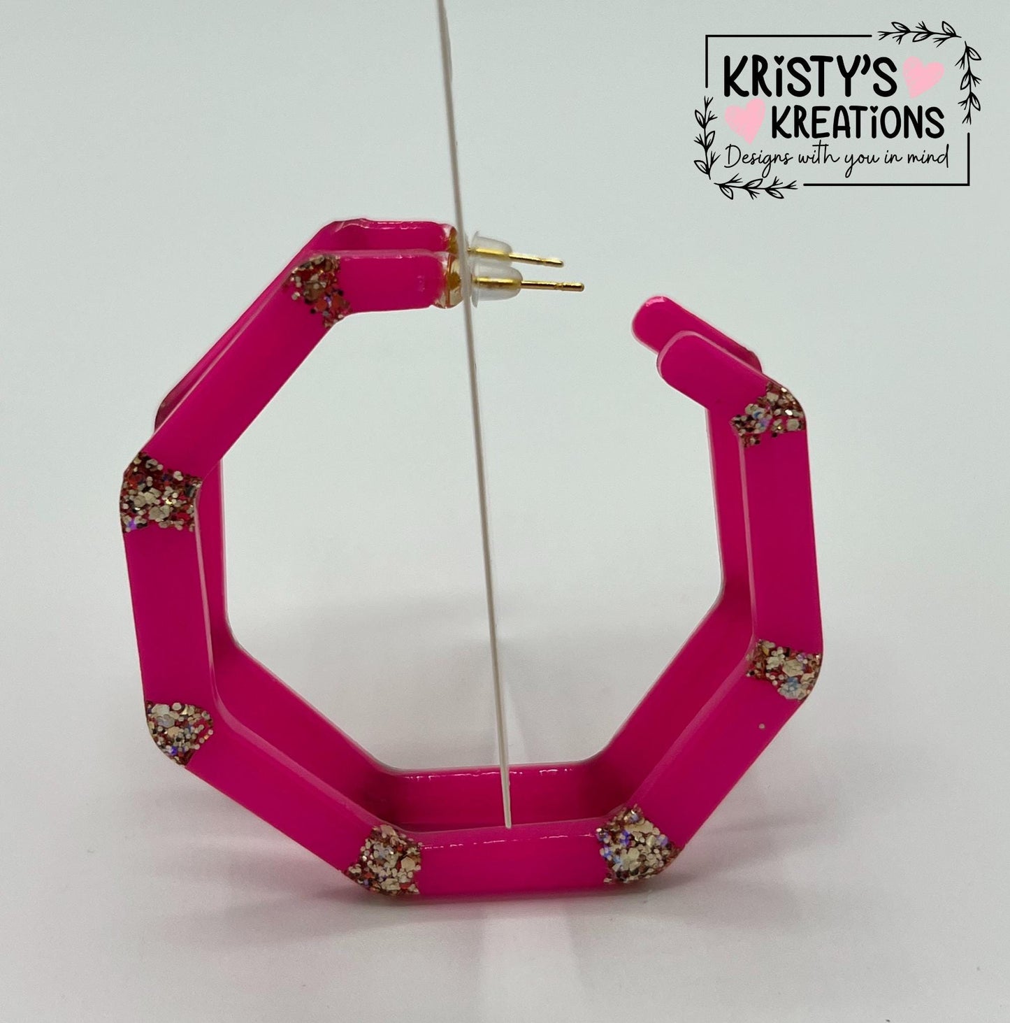 Sassy Mia Hoops - Large Hoop Earrings