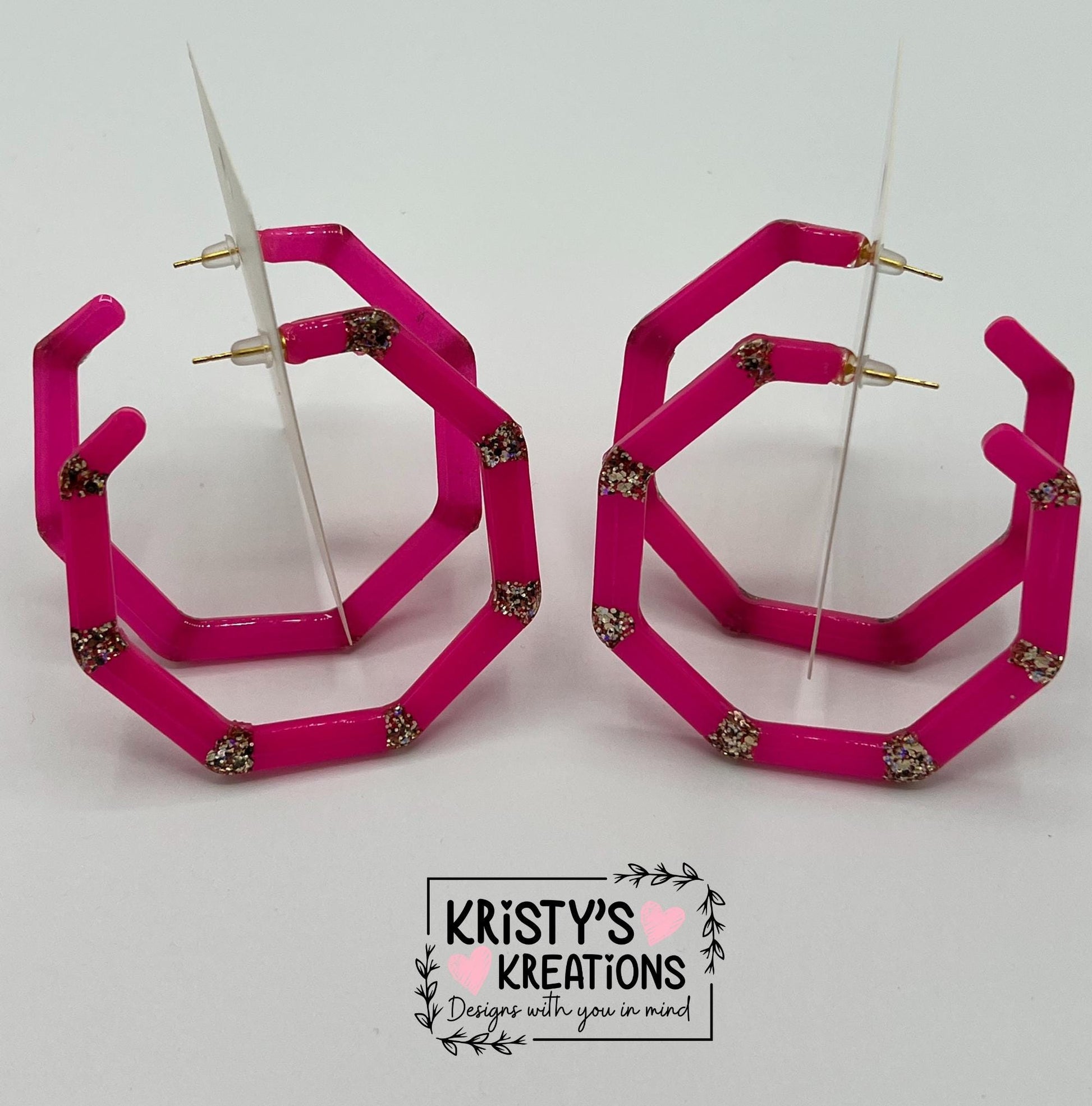 Sassy Mia Hoops - Large Hoop Earrings