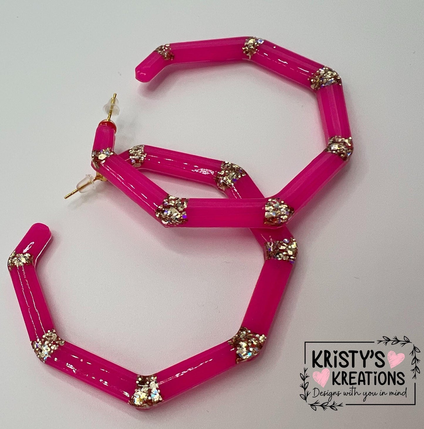 Sassy Mia Hoops - Large Hoop Earrings