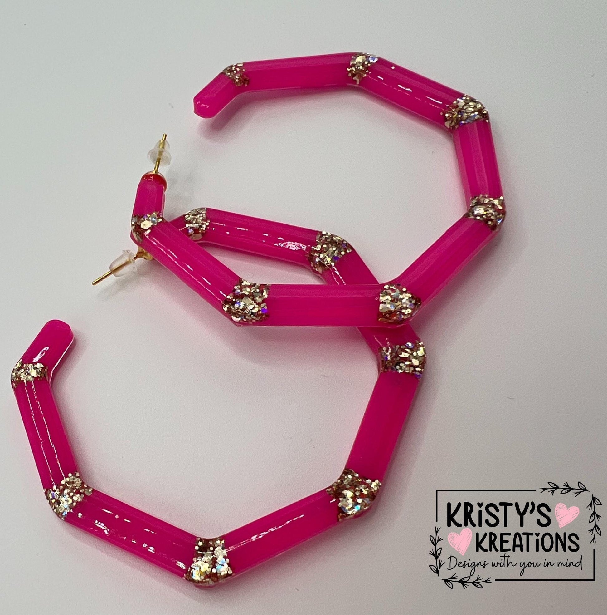 Sassy Mia Hoops - Large Hoop Earrings