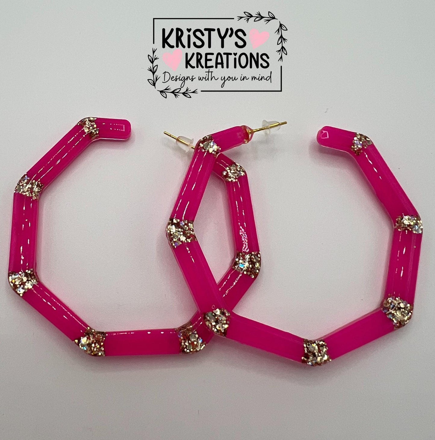 Sassy Mia Hoops - Large Hoop Earrings