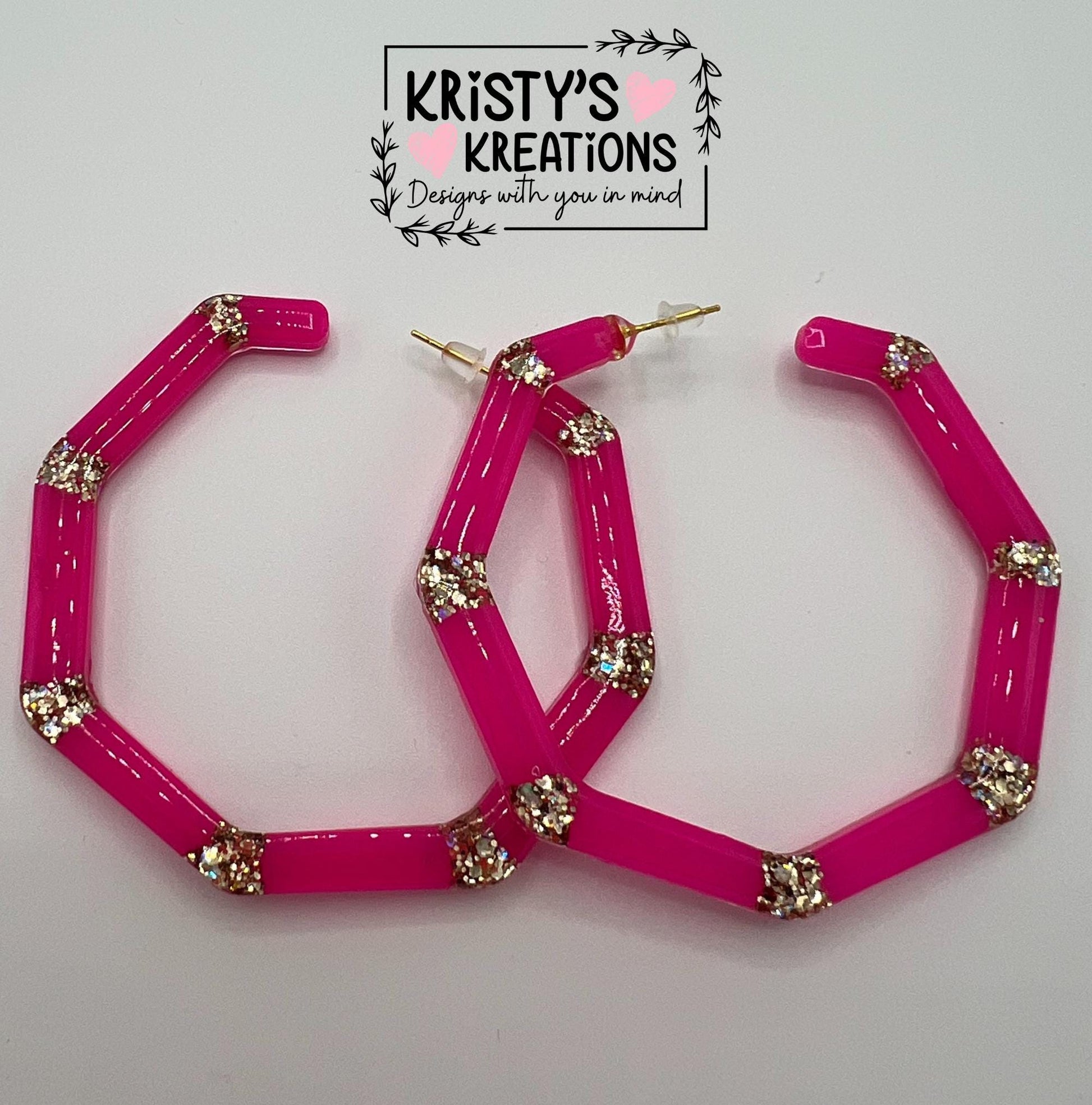 Sassy Mia Hoops - Large Hoop Earrings