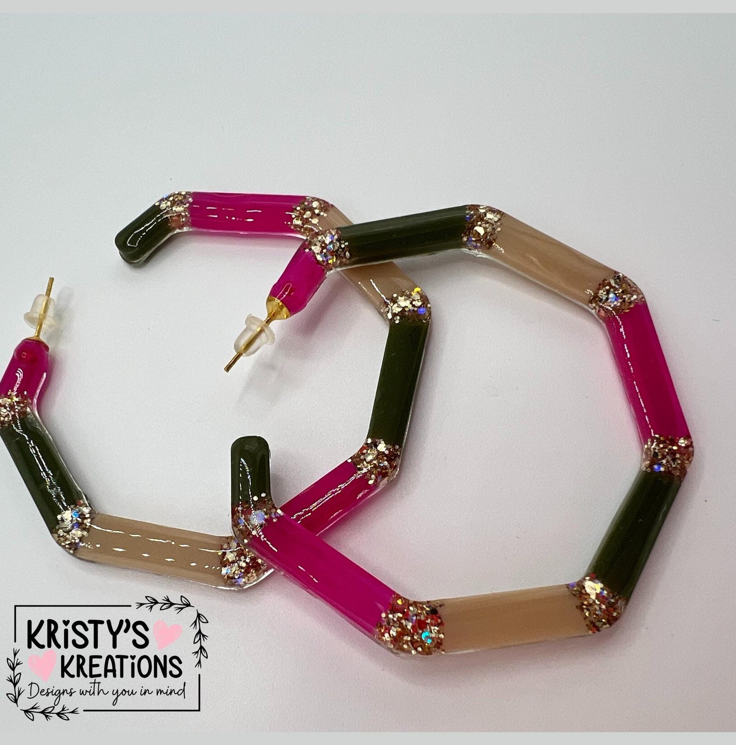 Boho Summer Mia Hoops - Large Hoop Earrings