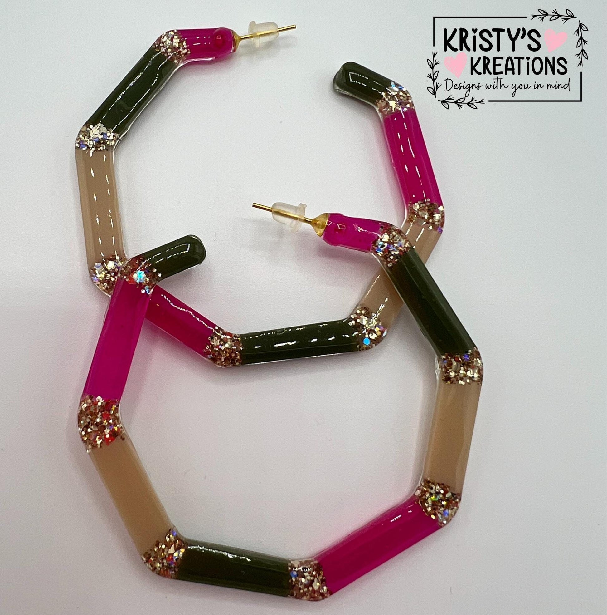 Boho Summer Mia Hoops - Large Hoop Earrings