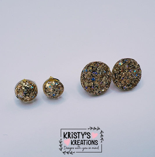 Athena Gold Studs - Mini and Large Studs
