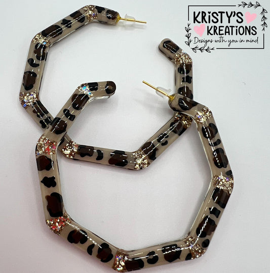 Wild Thang Mia Hoops - Large Hoop Earrings